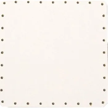 Překližka Sololak bílý čtver.15x15cm s otvory 22B1515C