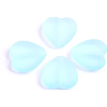 Dětské navlékací korálky Korálky srdíčka č.3833 (15x16mm)