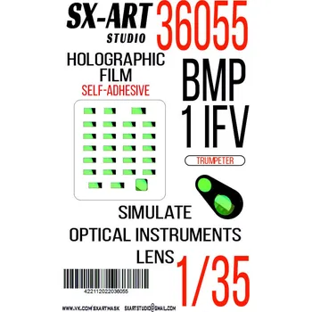 Plastikový model 1/35 Holographic film BMP-1 IFV / AM Basurmanin