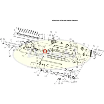 Mulčovač 1 - 31 - plech předního krytu mulčovače Mefuzor MFZ
