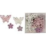 Jarní dekorace mix 12 ks D1998