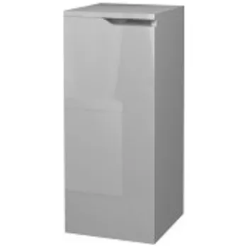 Koupelnový nábytek Nízká, spodní, závěsná skříňka Plano Davos Pravá, bílá A0016 35 x 35 x 82 cm