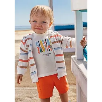 pruhovaná kojenecká mikina na zip Mayoral 1421-45 velikost 68