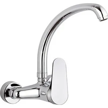 Vodovodní baterie HOPA Dřezová nástěnná baterie FONTI 43 - chrom BAREL43