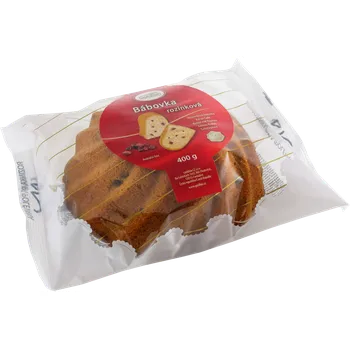 Trvanlivě pečivo Bábovka rozinková 400 g (Jemné pečivo ze šlehaných hmot)