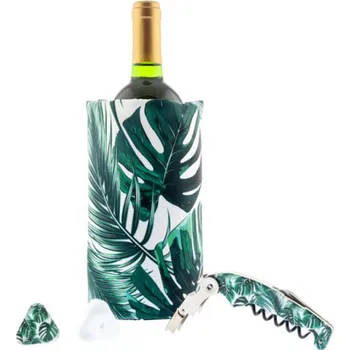 Dárková sada na víno 3v1, motiv listů - KOALA