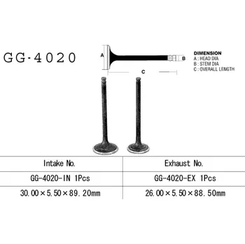 Rozvod motoru VESRAH výfukový ventil KAWASAKI KLT 160/185 85-87 KLF 185 85-88 (12005-1051) (1 kus) vyrobeno v Japonsku (VESRAH výfukový ventil KAWASAKI KLT 160/185 85-87 KLF 185 85-88 (12005-1051) (1 kus) vyrobeno v Japonsku)