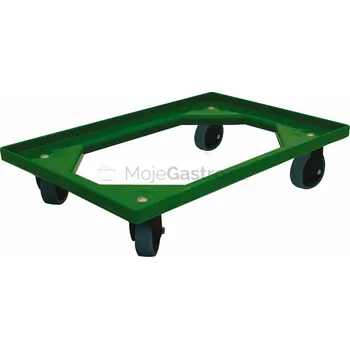 COMPLASTEC Roller System Vozík 2 ot.kolečka guma - zelený