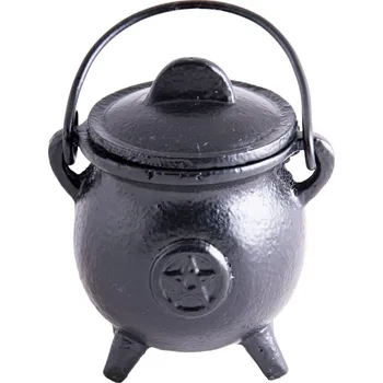 kotlíky Vykuřovadla Kadidelnice litinový KOTLÍK PENTAGRAM malý