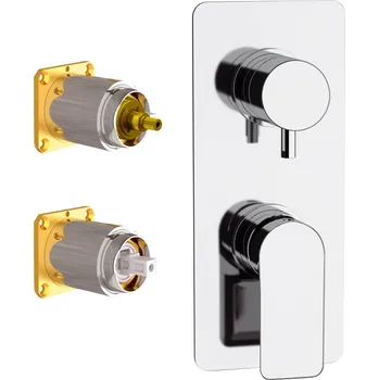 Vodovodní baterie HOPA Podomítková sprchová baterie ARNO 93KB07 - nikl broušený matný BAREI93KB07