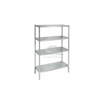 Knihovna Amitek Regál nerez 1200x400x1800 4P