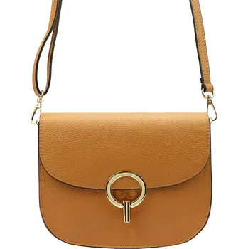 Kabelka Kožená crossbody kabelka Luka 20-044 camel