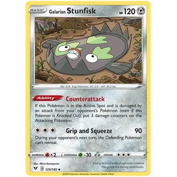 Sběratelská karetní hra Pokémon TCG Galarian Stunfisk 125/185