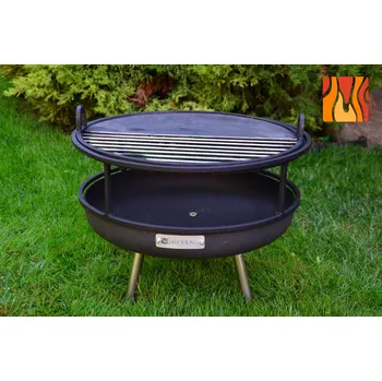 proOhen.cz Výhodný set ohniště a gril Flamma mini