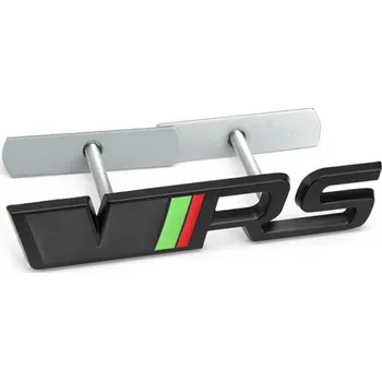 Znak automobilu Nápis velký na mřížku VRS černý - šroubovací