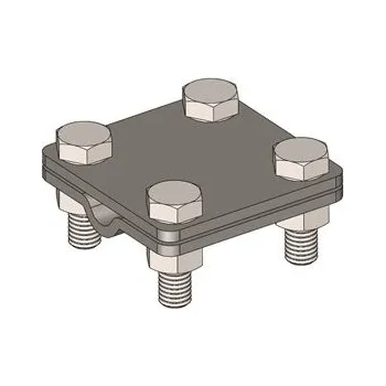 Hromosvod SR 03 b - Svorka zemnící pro spojovací pás - drát - plech