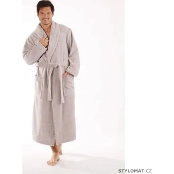 Dámský župan Unisex župan Tampa s kapucí 3959 sv. hnědý - Vestis XL