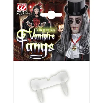 Karnevalový doplněk Zuby upír - fosforující