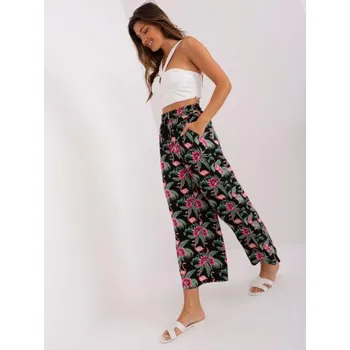 Dámské kalhoty Dámské kalhoty palazzo SUBLEVEL černá