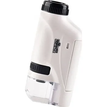 Mikroskop Dětský mini mikroskop na objevování 60-120x (růžová)