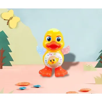 Hračka pro nejmenší Čína Tančící, svítící a zpívající kachna