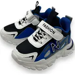 Fashion Chlapecké modré šněrovací tenisky 07 Barva: Modrá, Velikost: 28