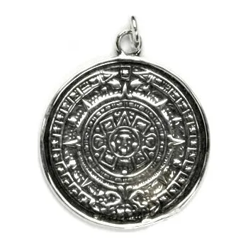 Přívěsek Stříbrný přívěsek Mayský kalendář - P103 (Stříbrný přívěsek Mayský kalendář)