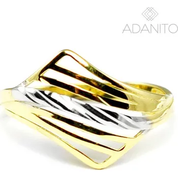 Prsten Zlatý prsten z kombinovaného zlata