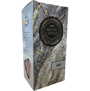 Svíčka Goloka Mystic Candles Grey Magické svíčky (šedá), 20 ks