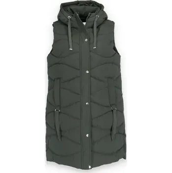 Vesta zimní s kapucí Saturn Paris LH229 barva: zelená-khaki, velikost: 46