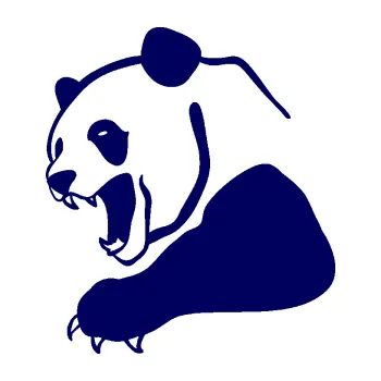 Samolepící dekorace SAMOLEPKA Panda 010 levá (23 - tmavě modrá) NA AUTO, NÁLEPKA, FÓLIE, POLEP, TUNING, VLASTNÍ TEXT, TISK, AUTOSAMOLEPKY.cz, POLEPY, OBRÁZEK, LOGO, SAMOLEPKY