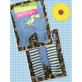 PIDILIDI dětské punčocháče - světle modrý dráček Velikost: 62-68