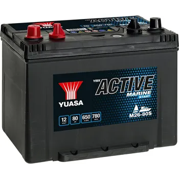 Autobaterie lodní akumulátor YUASA M26-80/S (12V 80Ah)