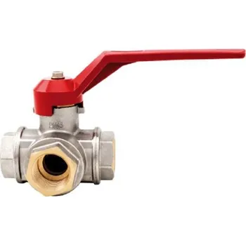 Vodovodní kohout Kulový ventil trojcestný 3/8", vrtání "L"