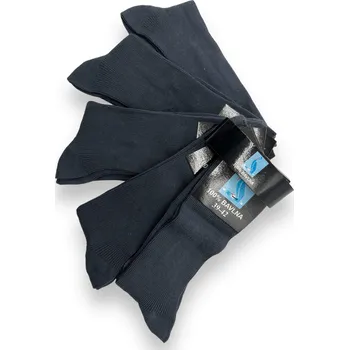 Dámské ponožky Fashion Dámské šedé bavlněné ponožky 5 parů Barva: Černá, Velikost: 43-47