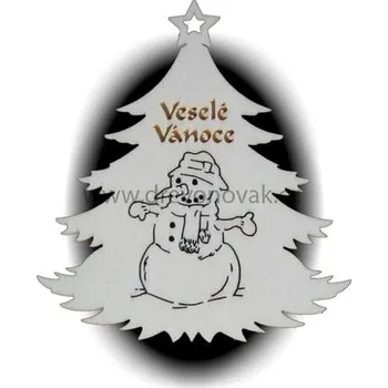 Vánoční dekorace Vánoční ozdoba STROMEK č.1014