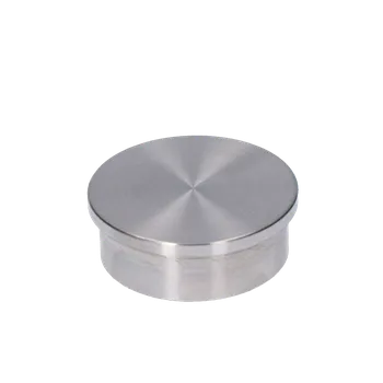 Zábradlí Ukončení - zátka na trubku o 42,4 mm, broušená nerez K320 / AISI304, na nalepení