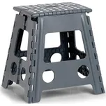 Skládací stolička vysoká, schůdky 1 stupeň, Antracit