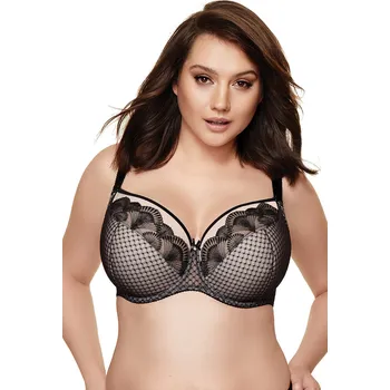 Dámské spodní prádlo Dámska podprsenka Dolce/B3 černo-béžová - Gorteks černo-béžová 65H