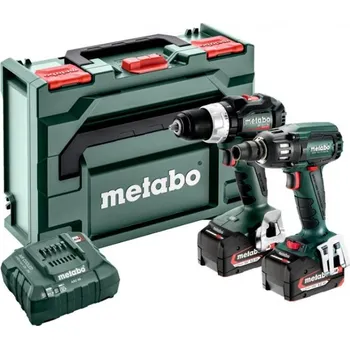 Metabo COMBO SET 2.1.19 18V BL aku stroje v sadě, BSLT+SSWLTX400 2x5,2Ah