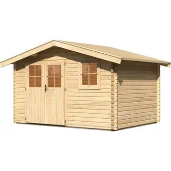 Zahradní stavba dřevěný domek KARIBU FELSENAU 4 (64290) natur