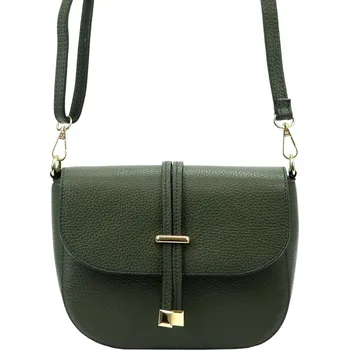 Kabelka Kožená crossbody kabelka Luka 20-028 DL zelená