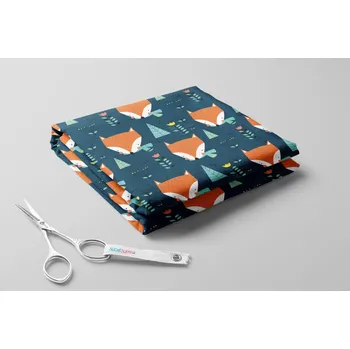 Softshell zimní, Liščí hlavy Barva: Petrolej