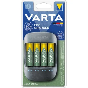 Článková baterie Eco Charger + 4 AA 2100mAh Reycled R2U
