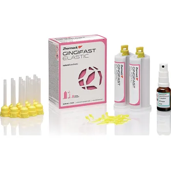 stavební silikon Zhermack Gingifast CAD - Rigid 2 x 50 ml kartuše, 1 x 10 ml separátor