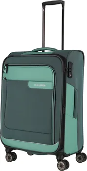 Cestovní kufr Travelite Viia M zelený