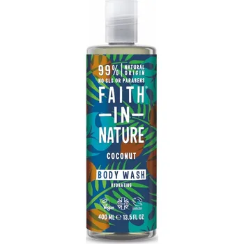 Mýdlo Faith in Nature přírodní sprchový gel Kokos, 400ml