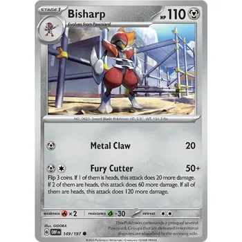 Karetní hra Pokémon TCG Bisharp 149/197
