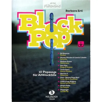 Block Pop - 10 Popovch skladeb pro altovou zobcovou fltnu 1490748