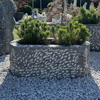 Zahradní dekorace Kameny.cz Kamenné koryto oválné menší